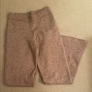 Zara Cozy Brown Knit Pants